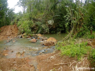 Aliran sungai Cunca Rami