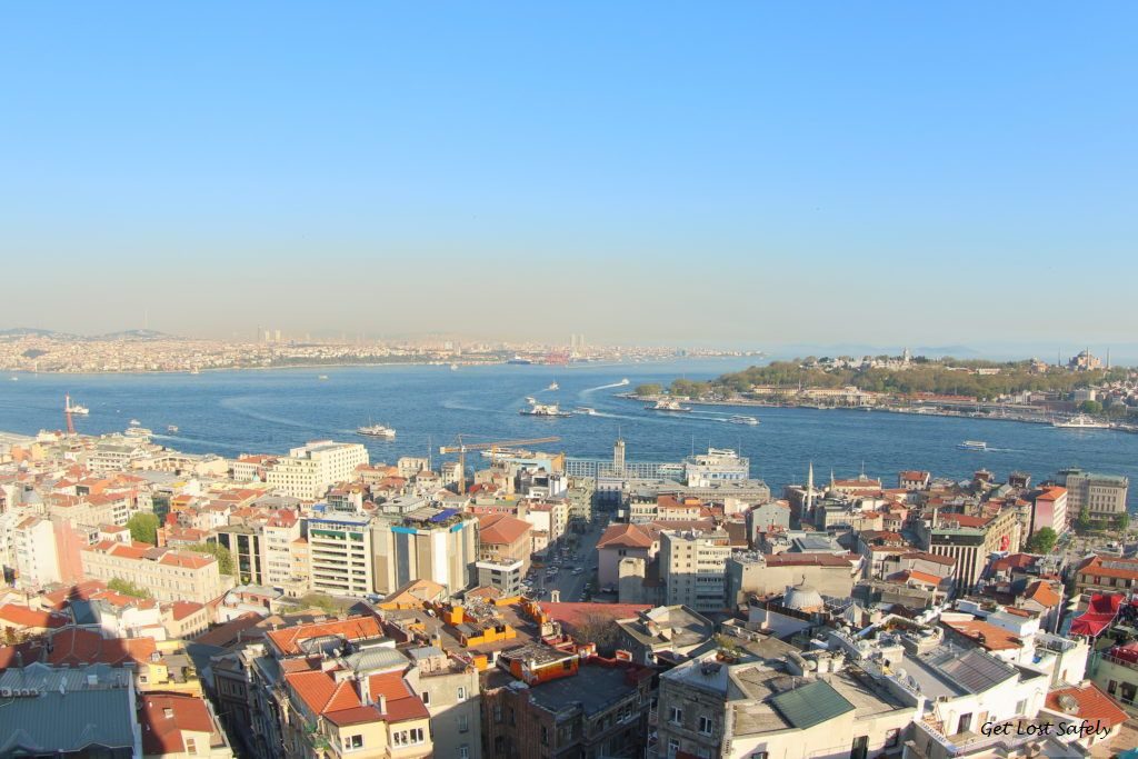Istanbul City and Bosphorus strait