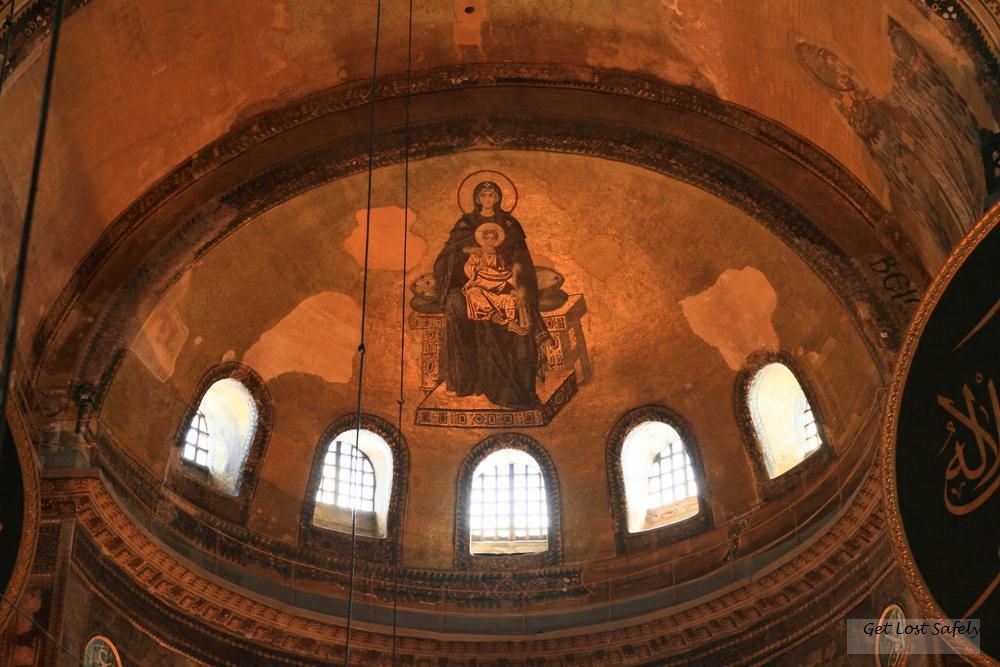 Hagia Sophia's ceiling