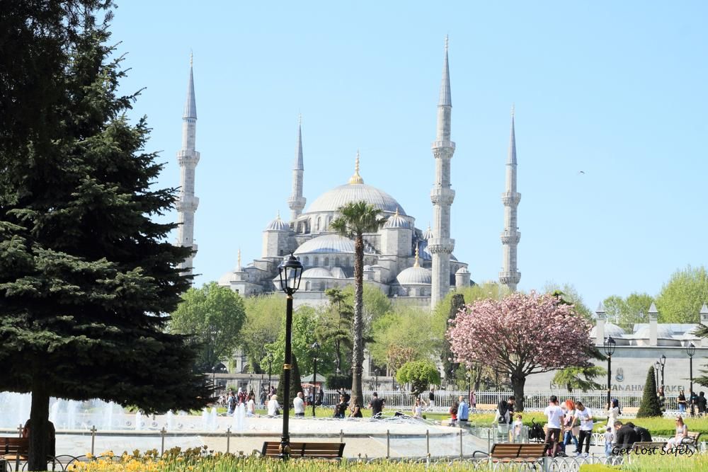Blue mosque and its minarets
