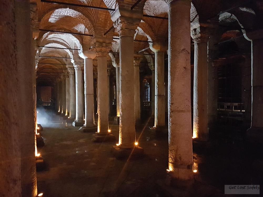 Pillars at Basilica Cistern