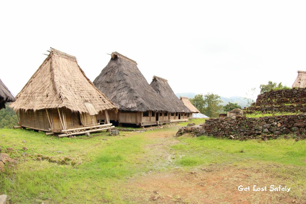 Traditional house in Wologai Traditional Village